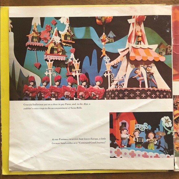 Walt Disney It’s A Small World Album Cover Story Book Insert - Picture 6 of 14